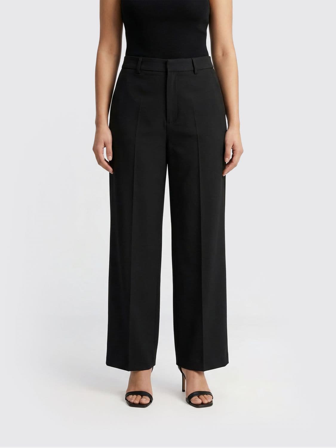 Balenciaga Wool Wide Leg Trousers