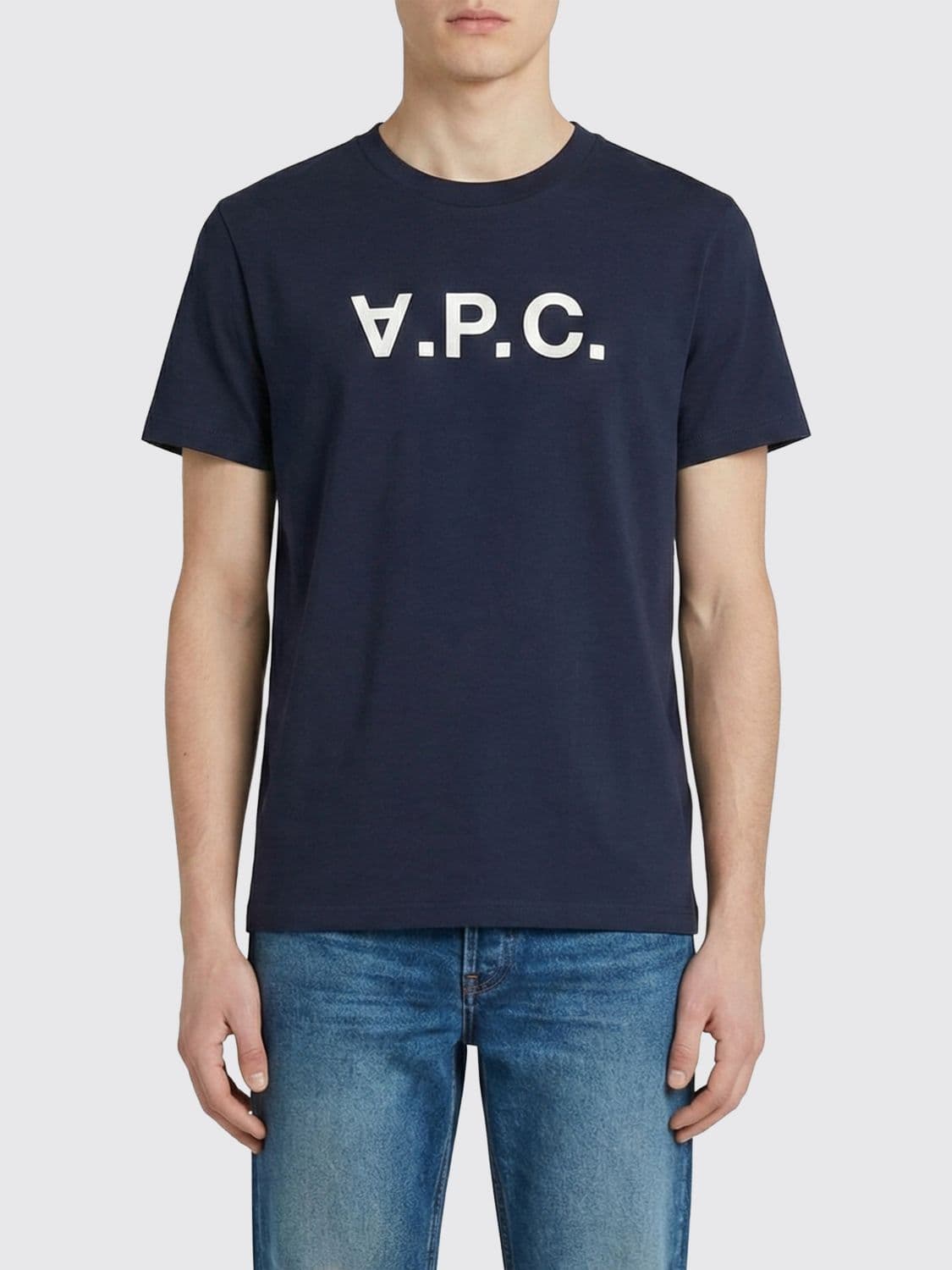 A.p.c. A. P.C. Organic Cotton T-Shirt with Logo