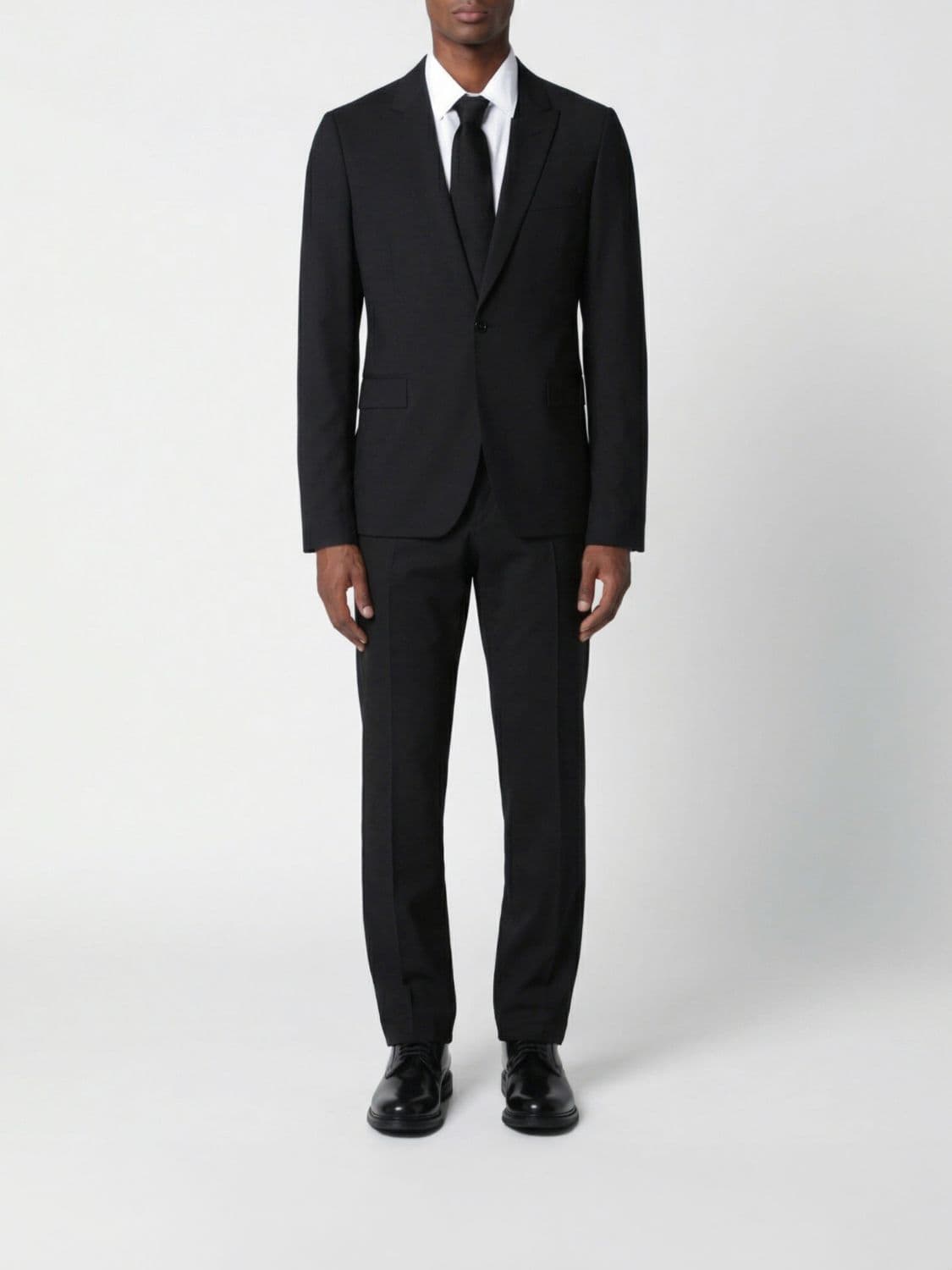 Lardini Single-Breasted Wool Blend Dress · 54