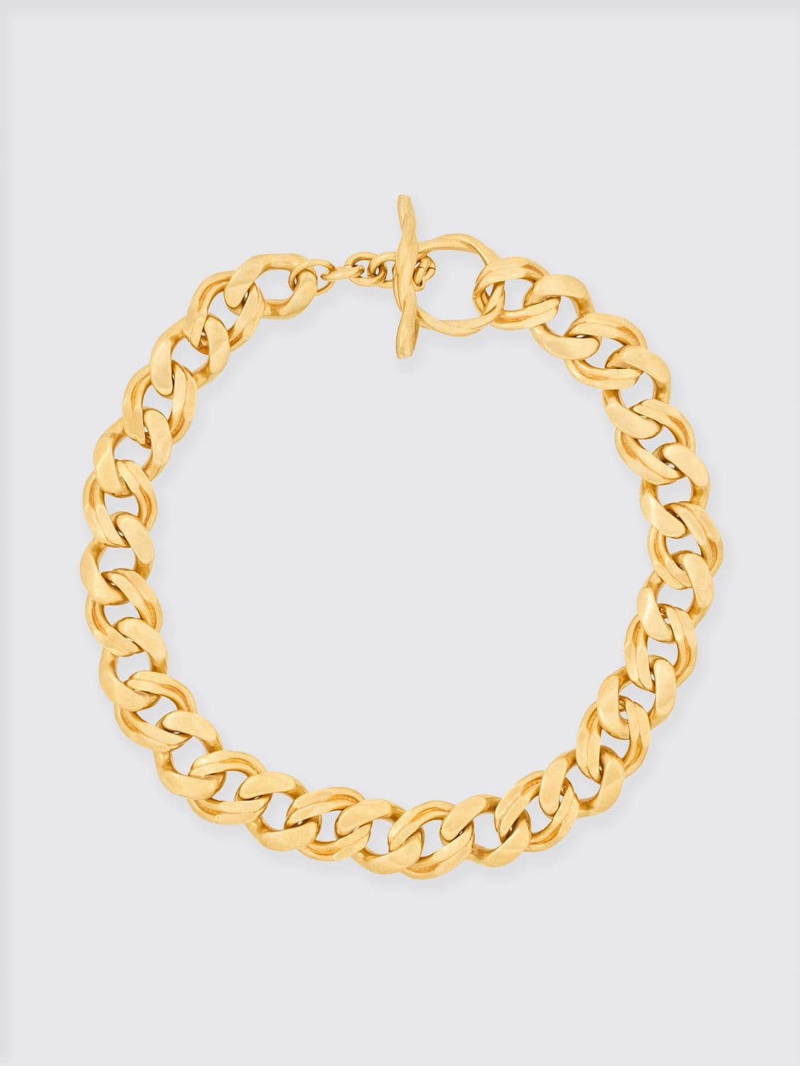 Saint Laurent Brass Necklace · OS