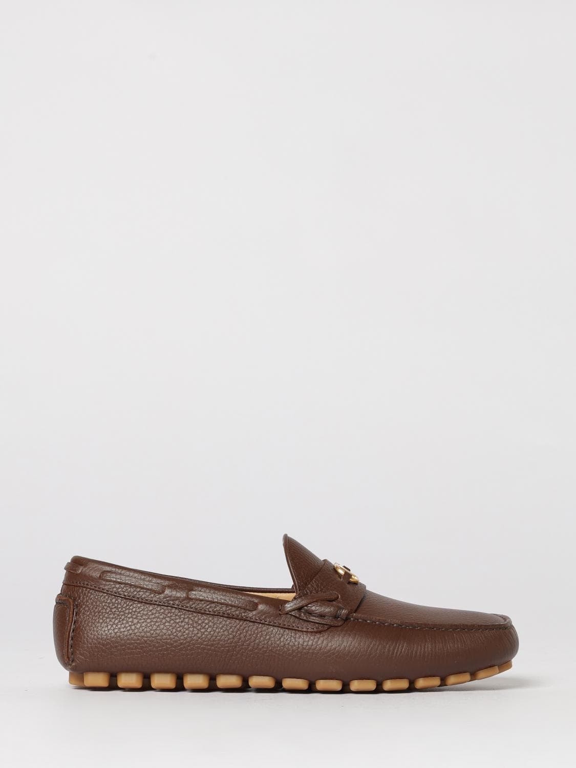 Valentino Garavani Driver Loafers in Grained Leather