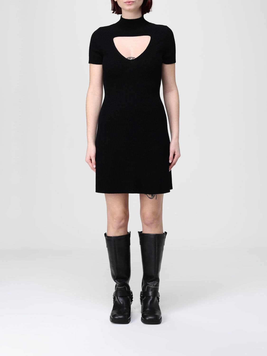 Diesel Oval M-Olympe Cut-Out Dress