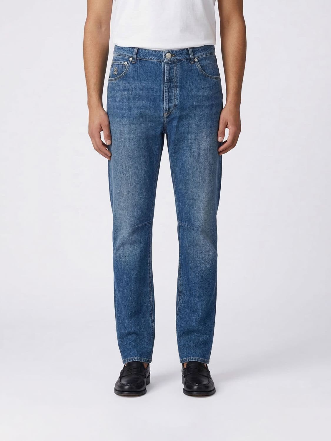 Brunello Cucinelli Slim Fit Denim Jeans