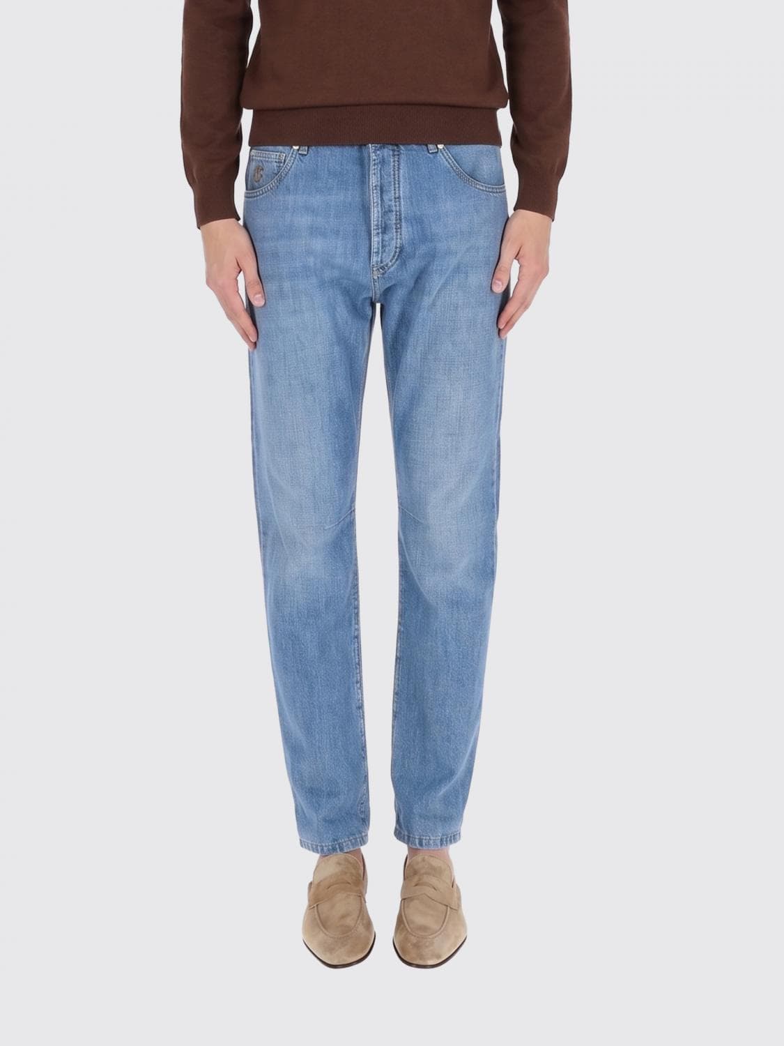 Brunello Cucinelli Slim Fit Denim Jeans · 52