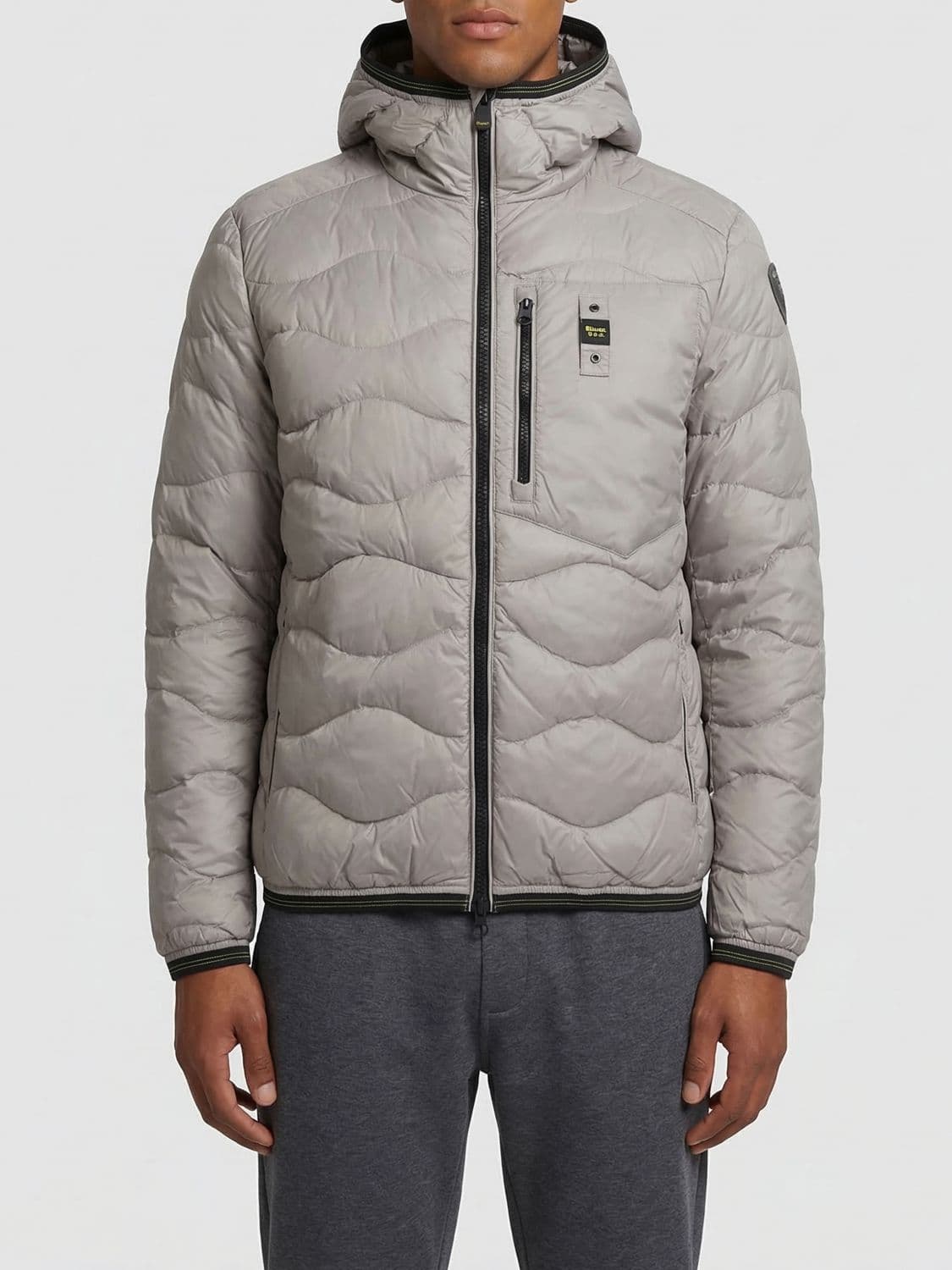 Blauer Quilted Padded Nylon Down Jacket