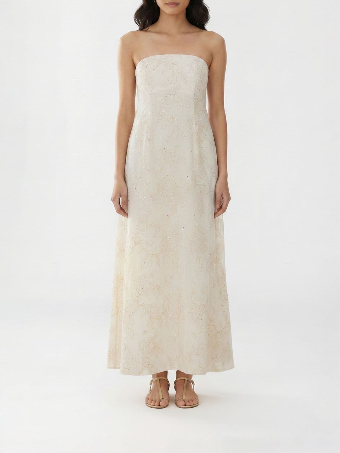 Liu Jo Cotton Dress with Embroidery and Sequins