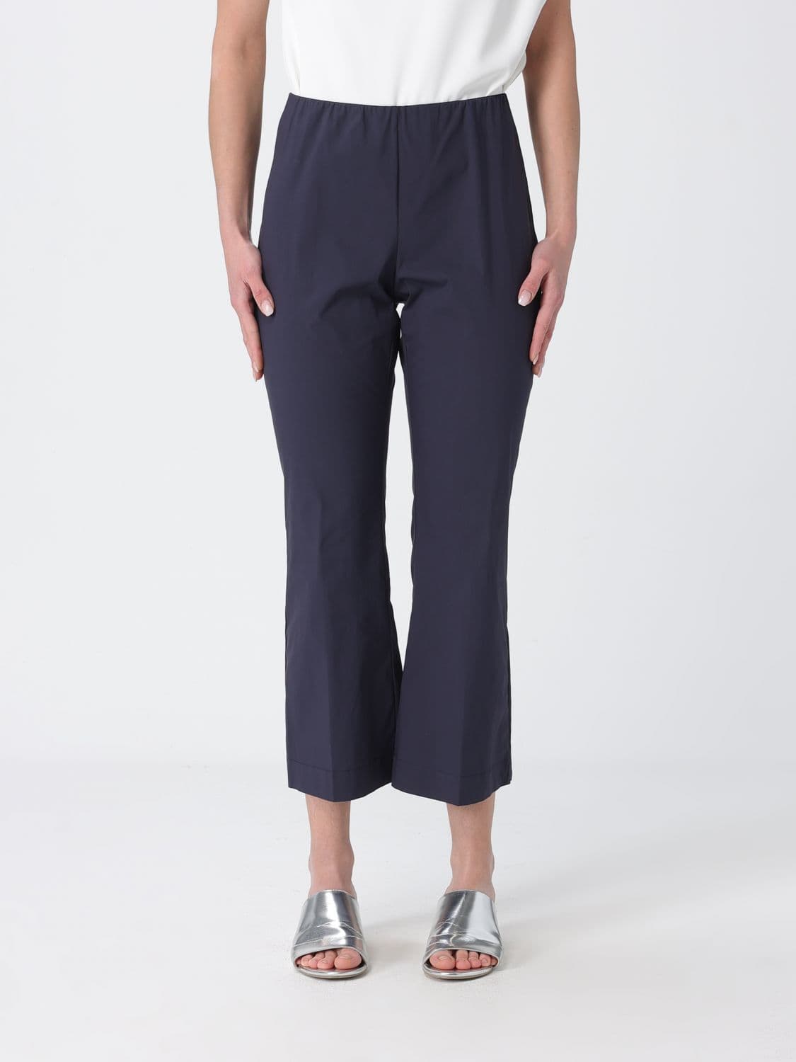 Liviana Conti Cotton Canvas Crop Trousers