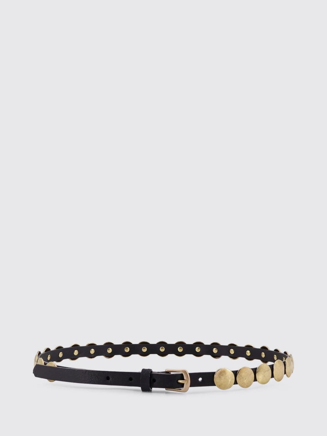 Golden Goose Trinidad Leather Belt with Studs · 100