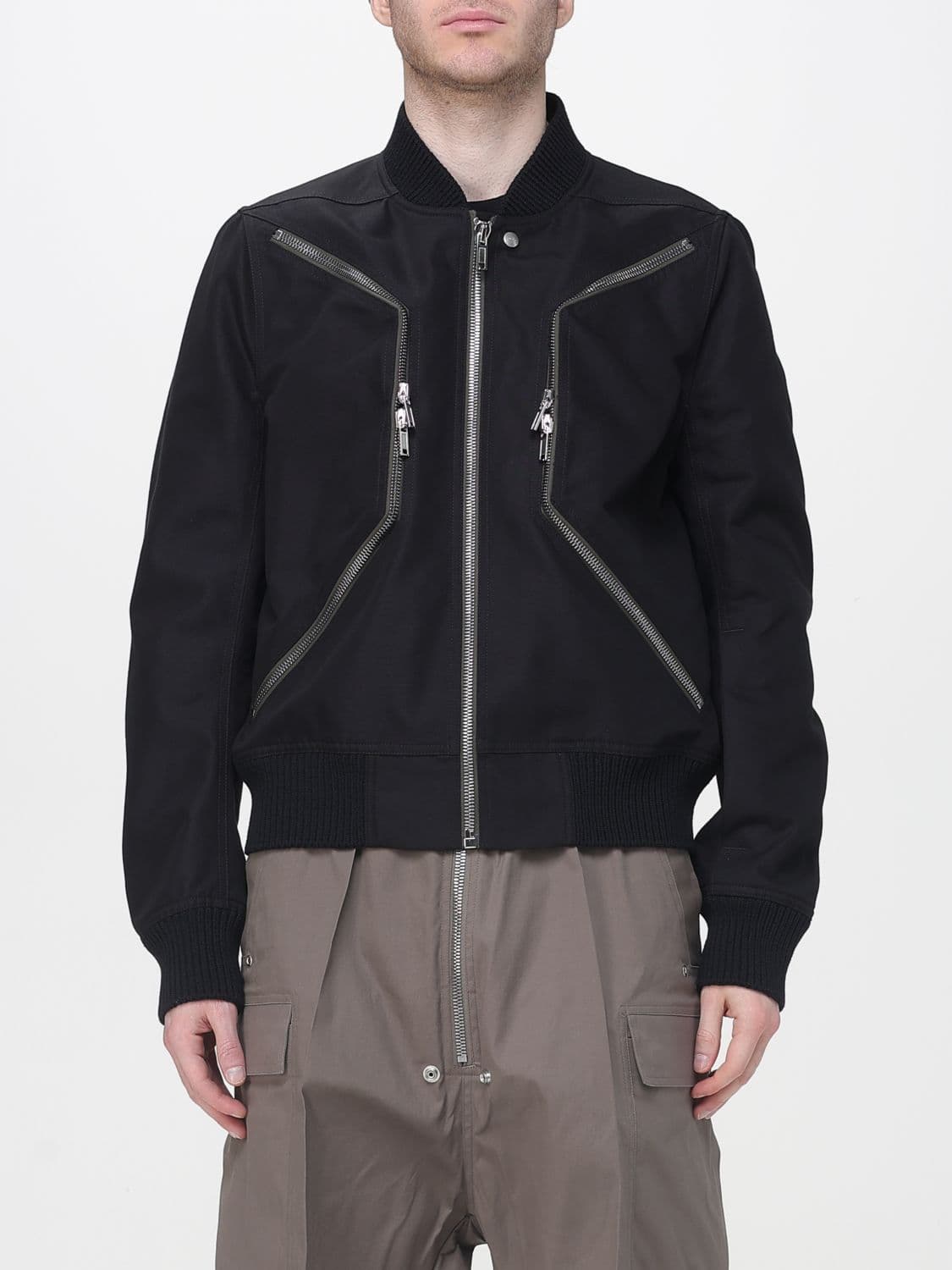 Rick Owens Cotton Bomber Jacket