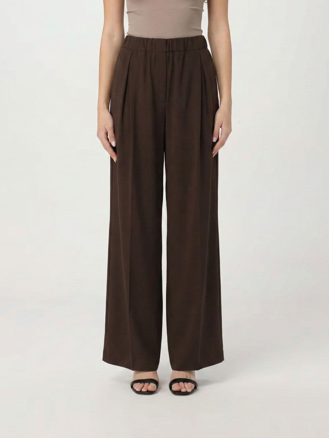 Jil Sander Wide-Leg Viscose Trousers · 34