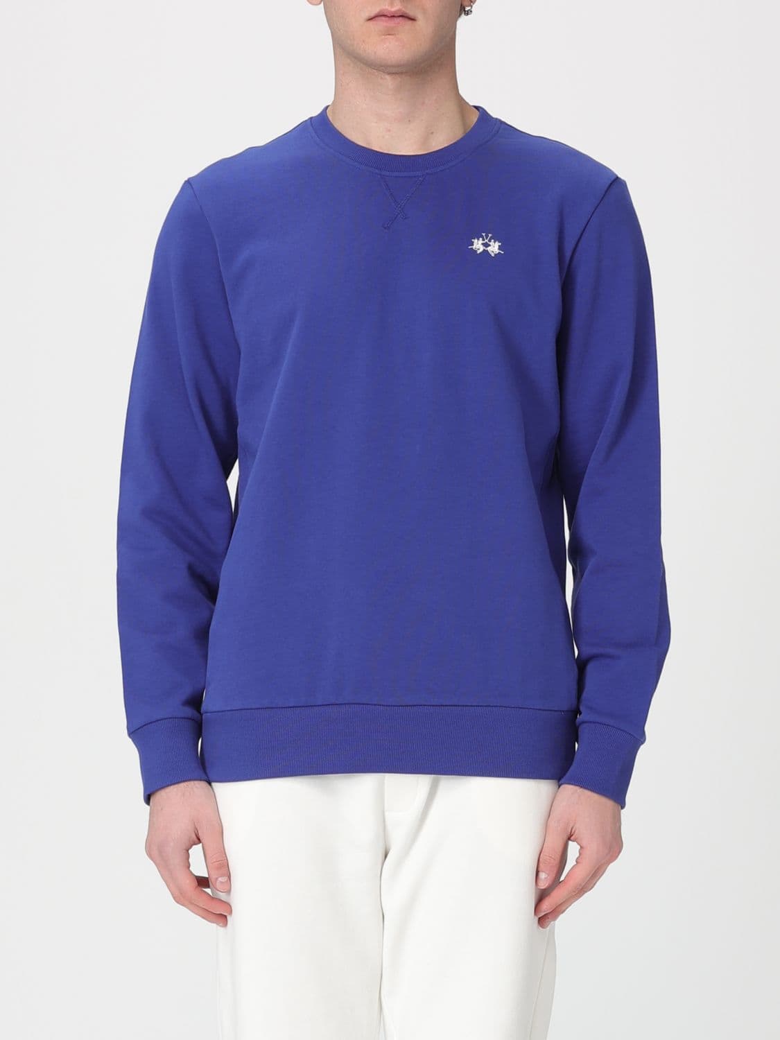 La Martina Cotton Crew Neck Sweatshirt