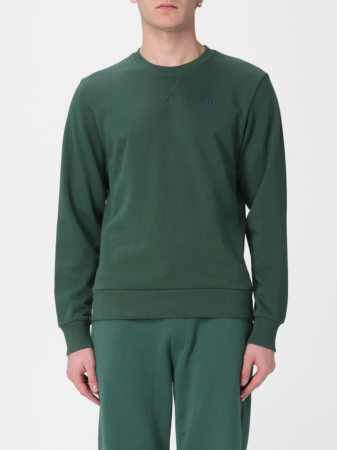 La Martina Cotton Crew Neck Sweatshirt