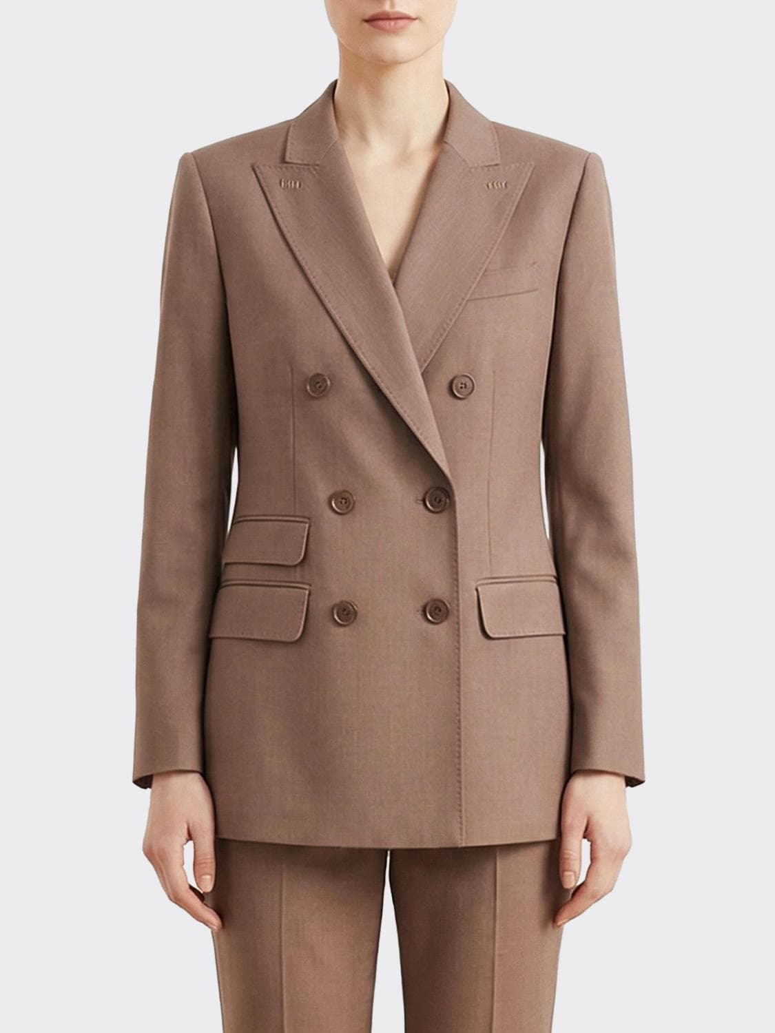 Max Mara Double Breasted Wool Blazer
