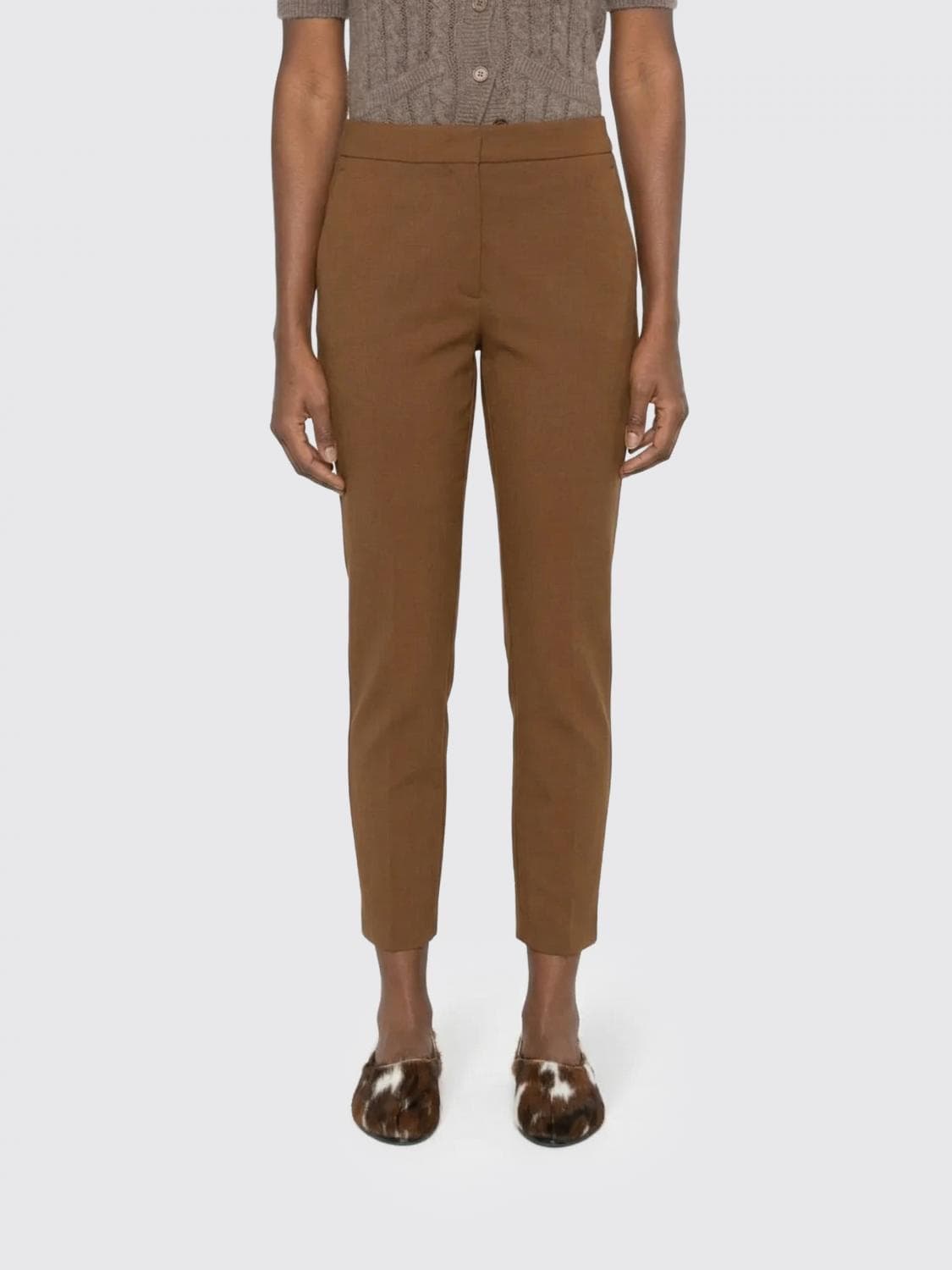 Max Mara Cropped Crêpe Trousers