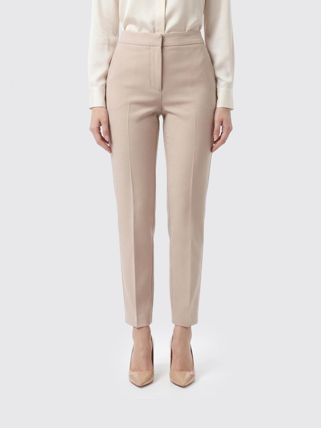 Max Mara Cropped Crêpe Trousers