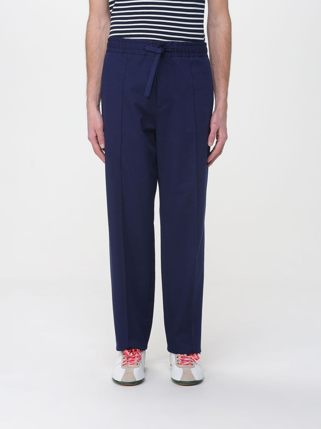 Valentino Gabardine Drawstring Trousers