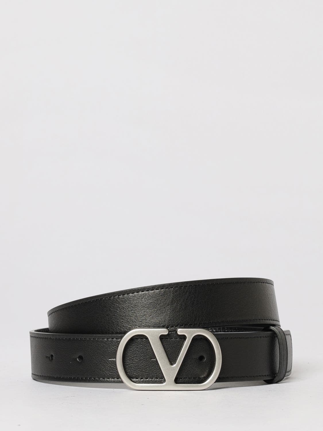 Valentino Garavani VLogo Signature Leather Belt