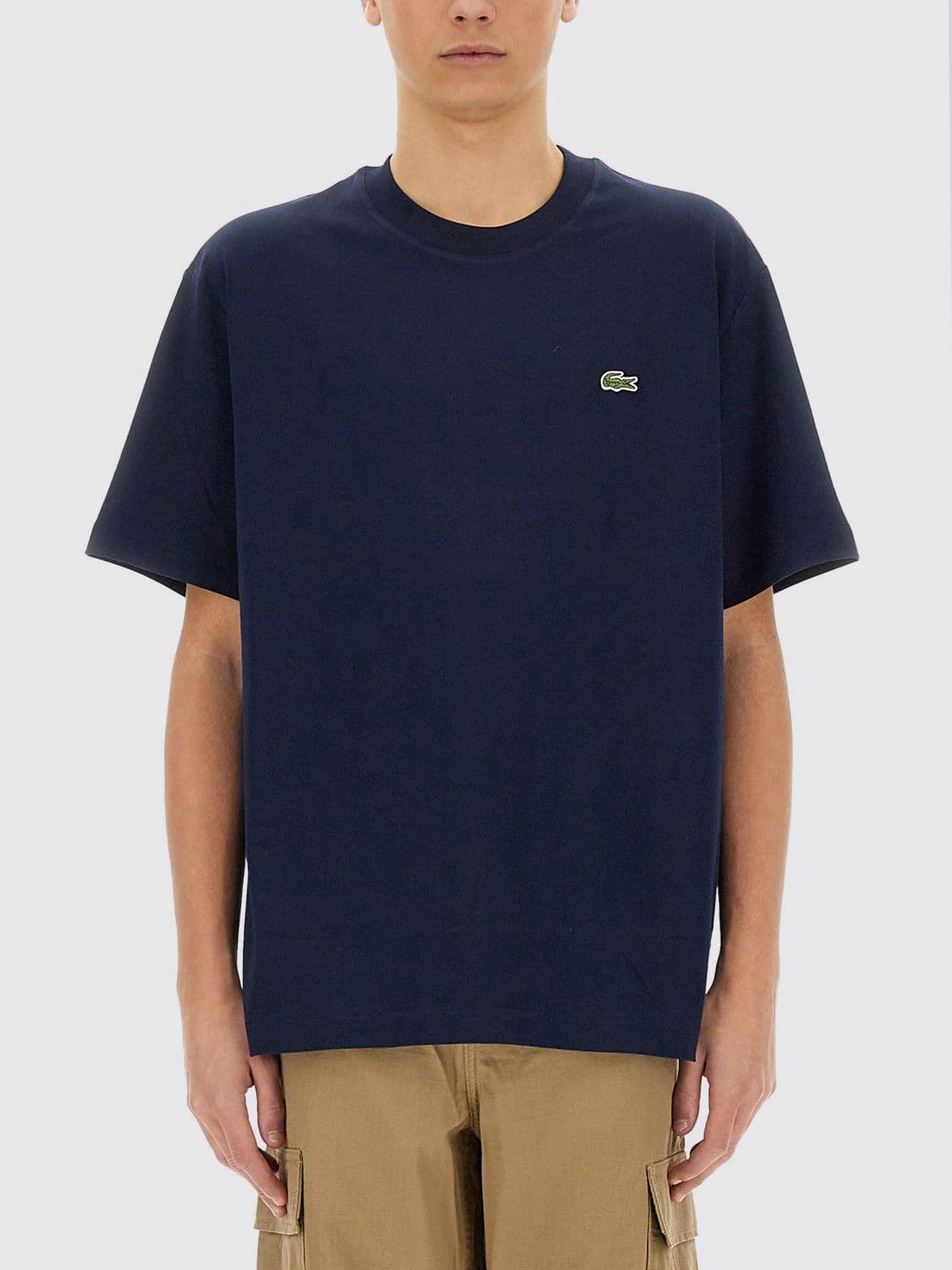 Lacoste Cotton T-Shirt with Logo