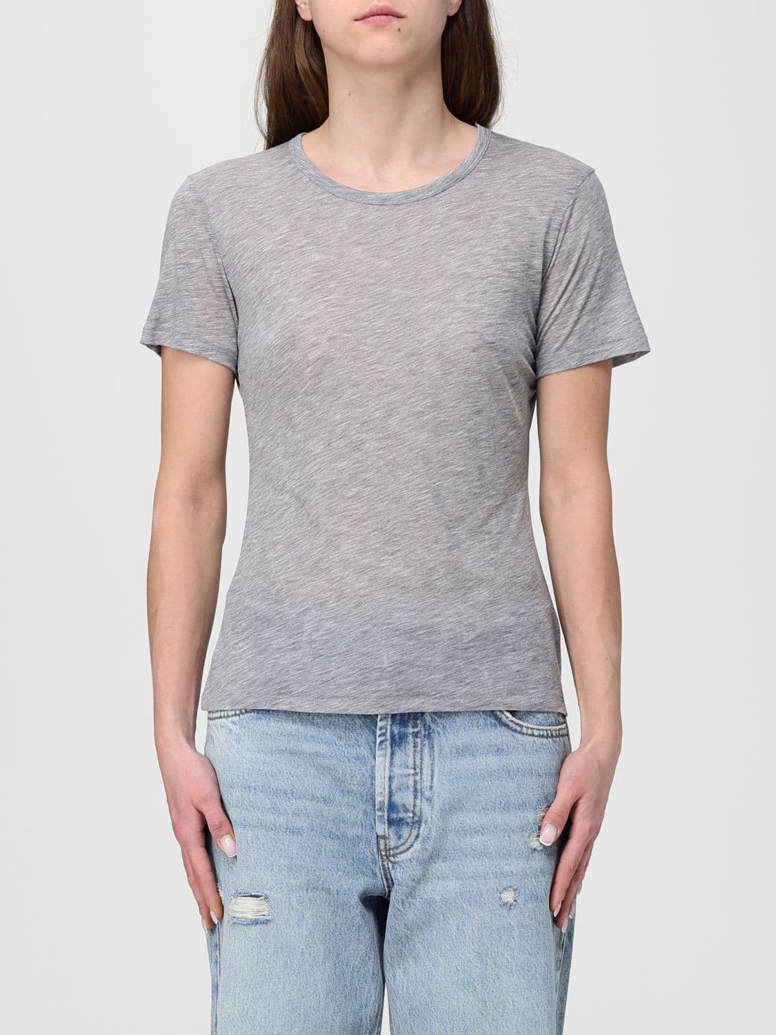 Anine Bing Sylvie Wool Blend T-shirts · S