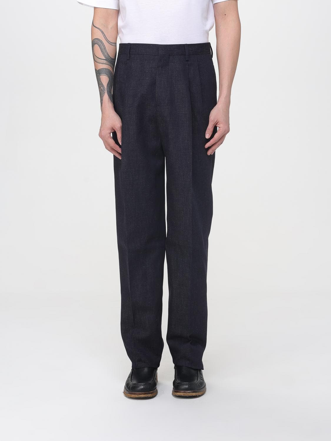 Lardini Gabardine Tailored Trousers
