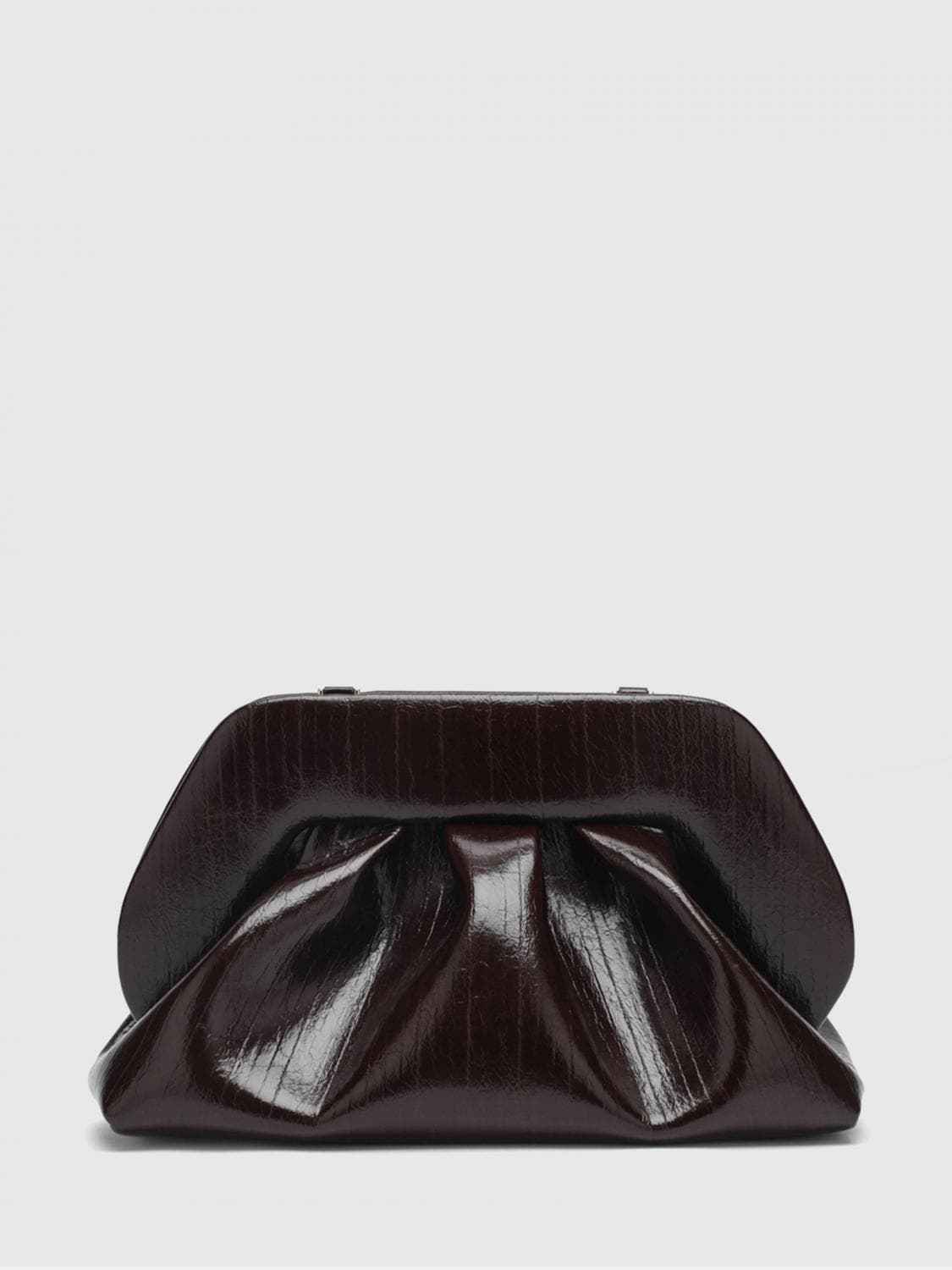 Themoirè Vegan Leather Tia Clutch