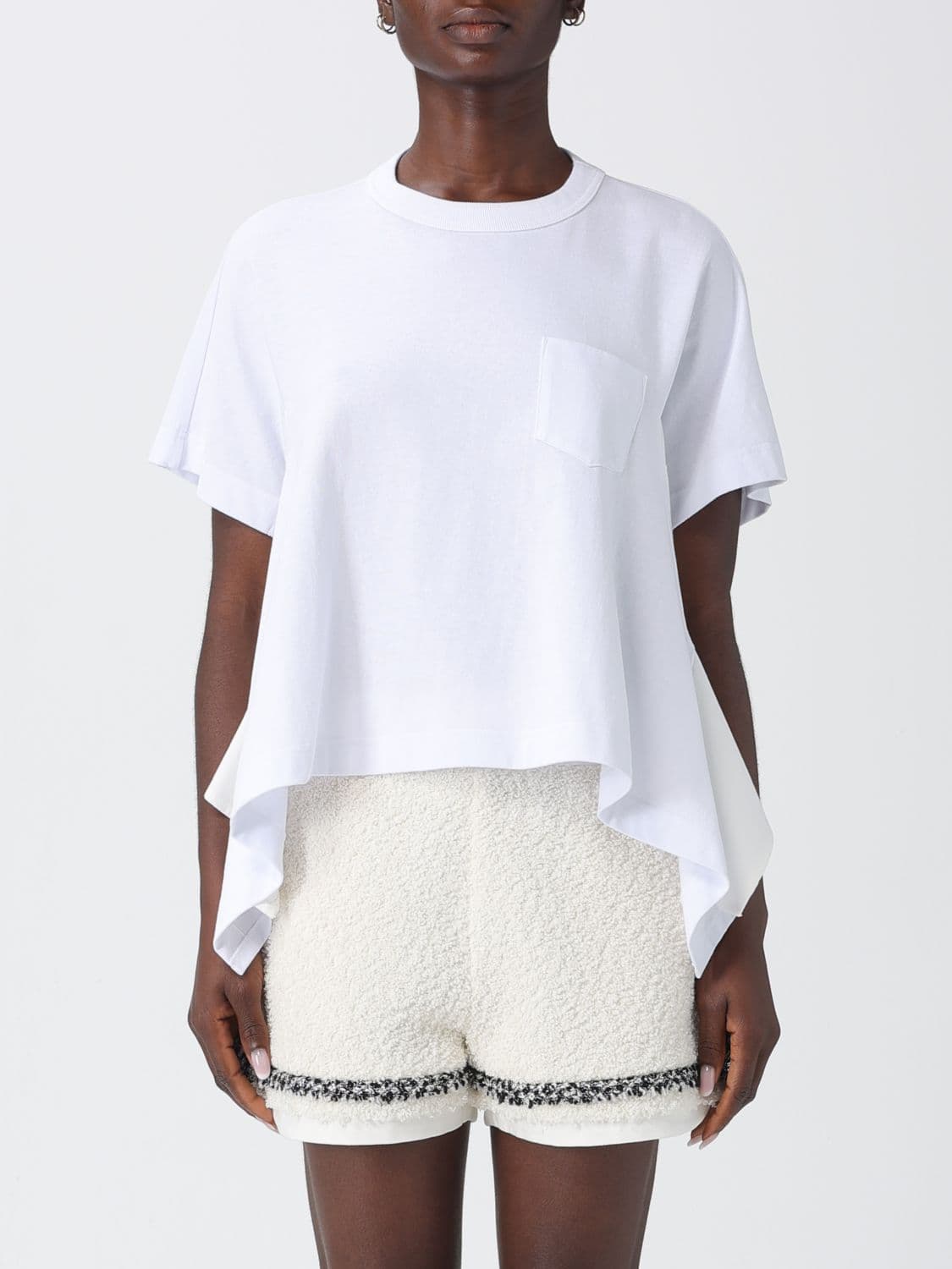 Sacai Relaxed Fit Cotton T-shirts