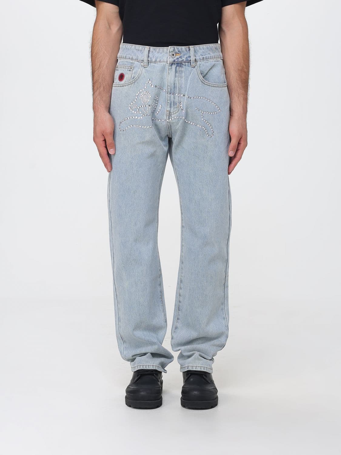 Icecream Jeans Men color Gnawed Blue · 30