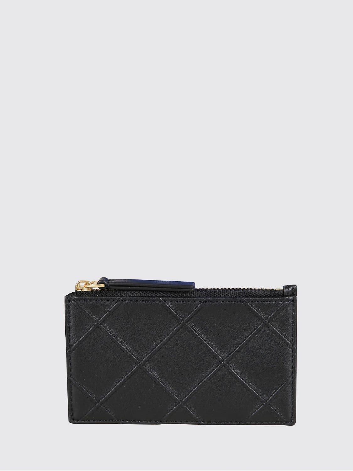 Tory Burch Fleming Quilted Nappa Leather Card Holder · OS
