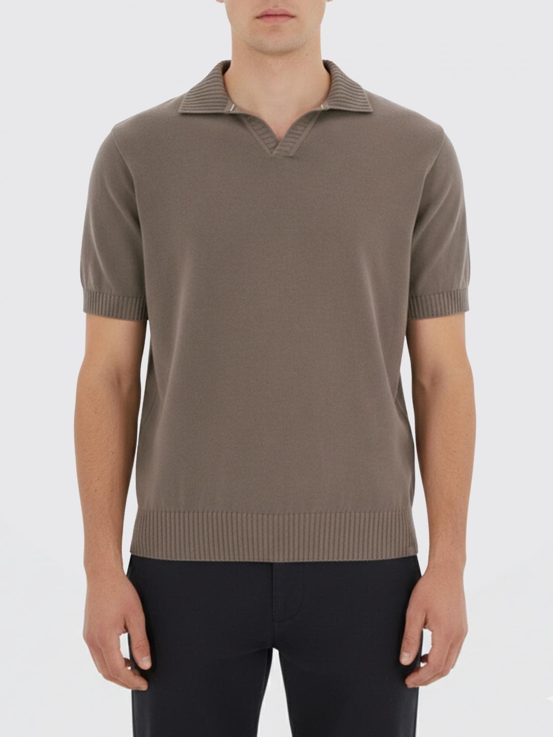 Paul & Shark Cotton Knit Polo Shirt