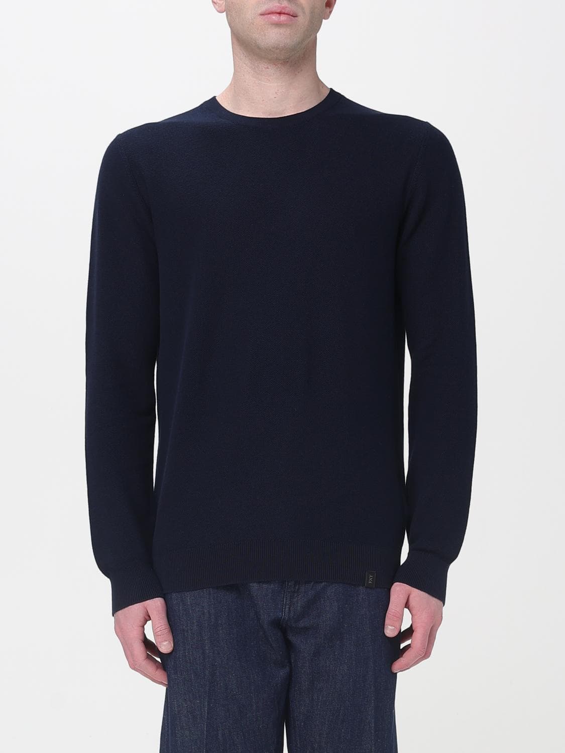 Fay Basic Cotton Pullover