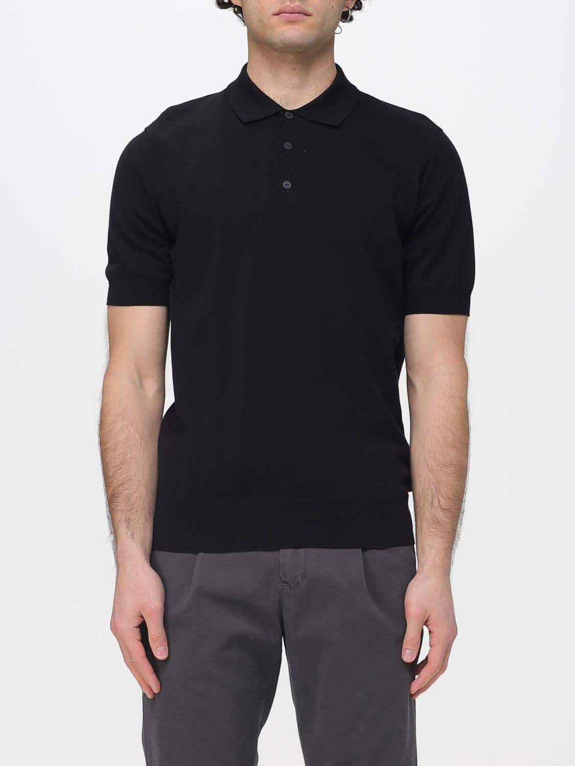 K-Way Cotton Knit Polo Shirt