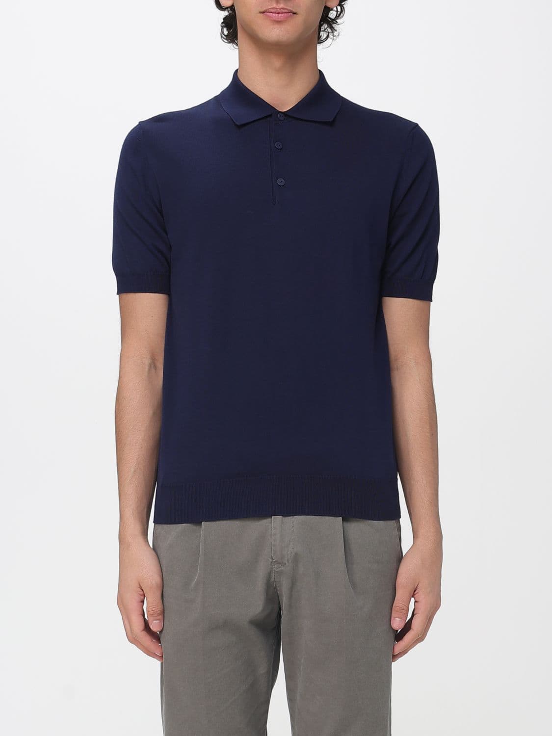 K-Way Cotton Knit Polo Shirt