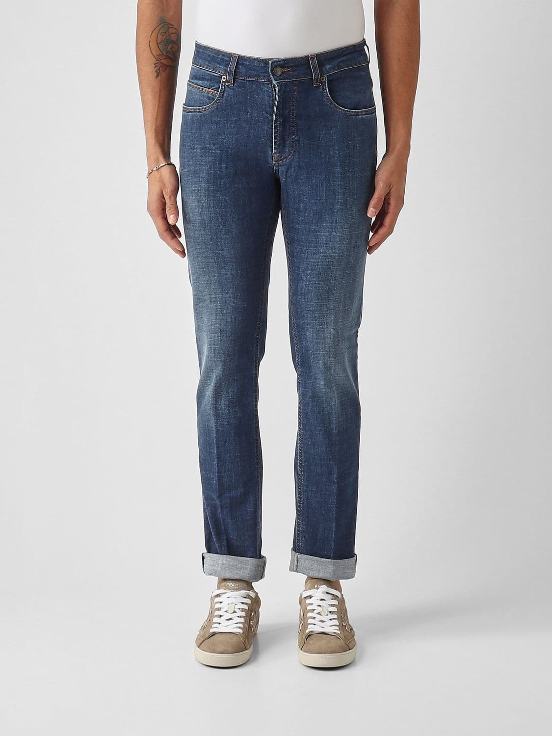 Fay Slim Fit Stretch Denim Jeans