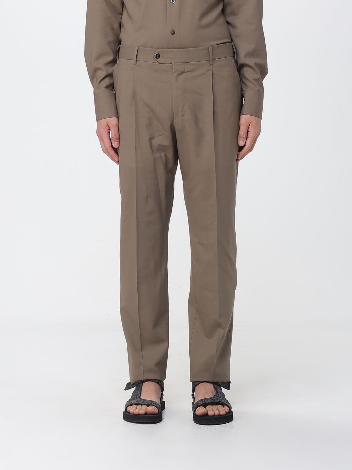 Pt Torino Virgin Wool Tailored Trousers