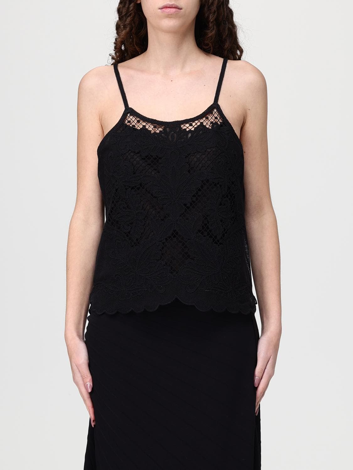 Twinset Macramé Top