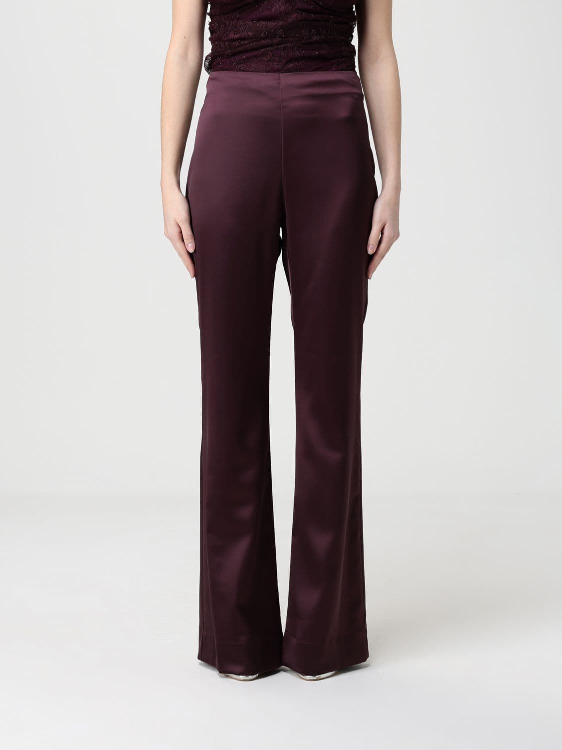 Pinko Satin Flared Trousers