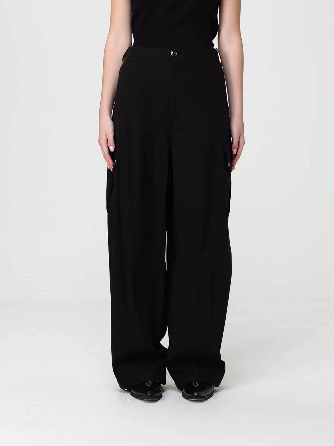Pinko Cotton Cargo Trousers · 44