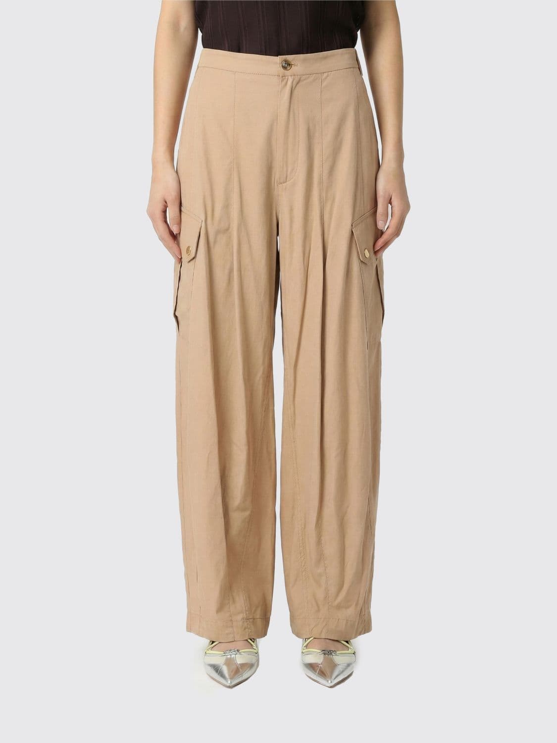 Pinko Cotton Cargo Trousers