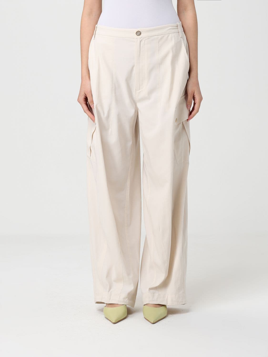 Pinko Cotton Cargo Trousers