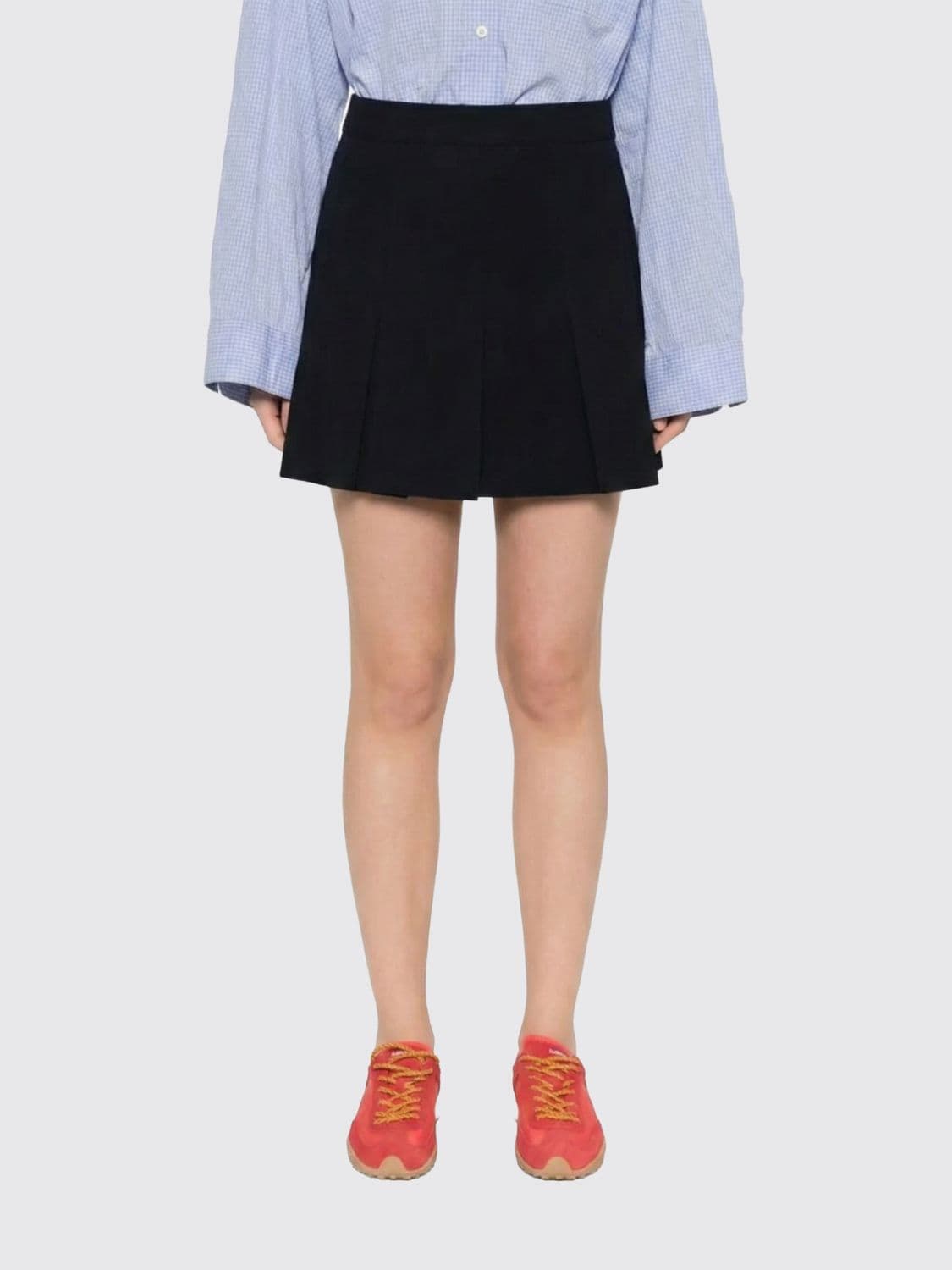 A.p.c. A. P.C. Cotton Blend Mini Skirt