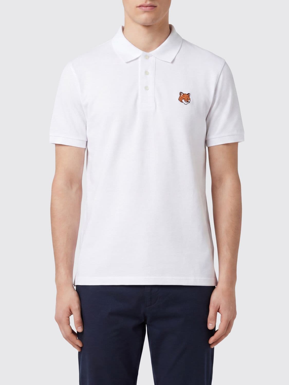 Maison Kitsuné Organic Cotton Polo Shirt