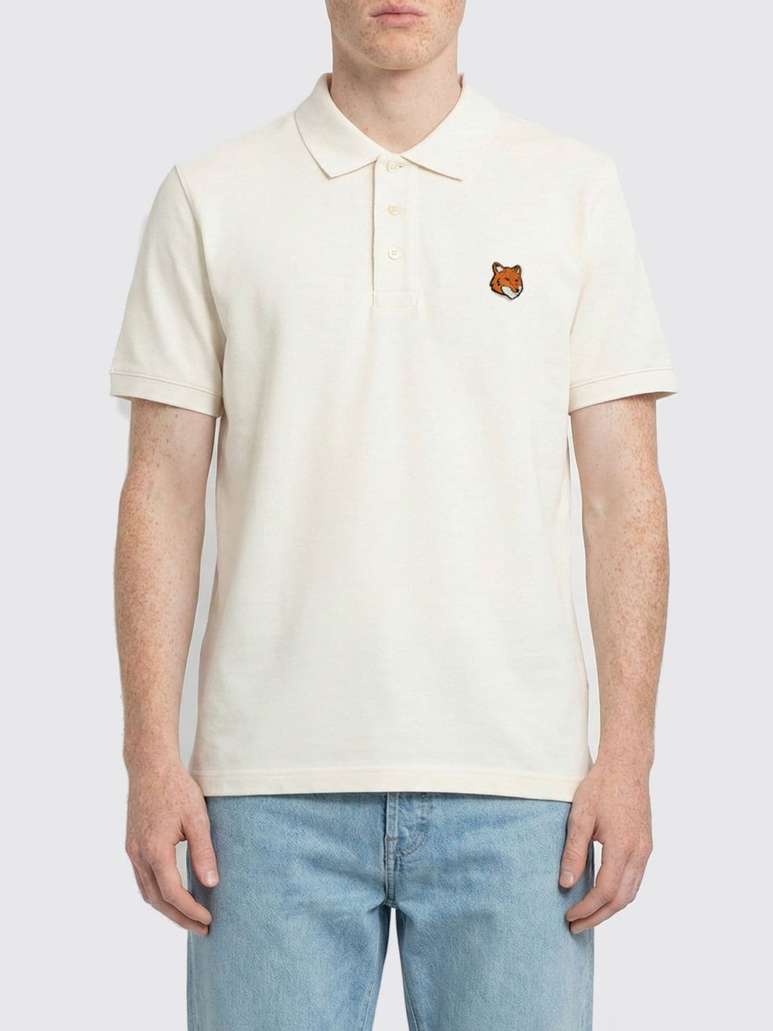 Maison Kitsuné Organic Cotton Polo Shirt