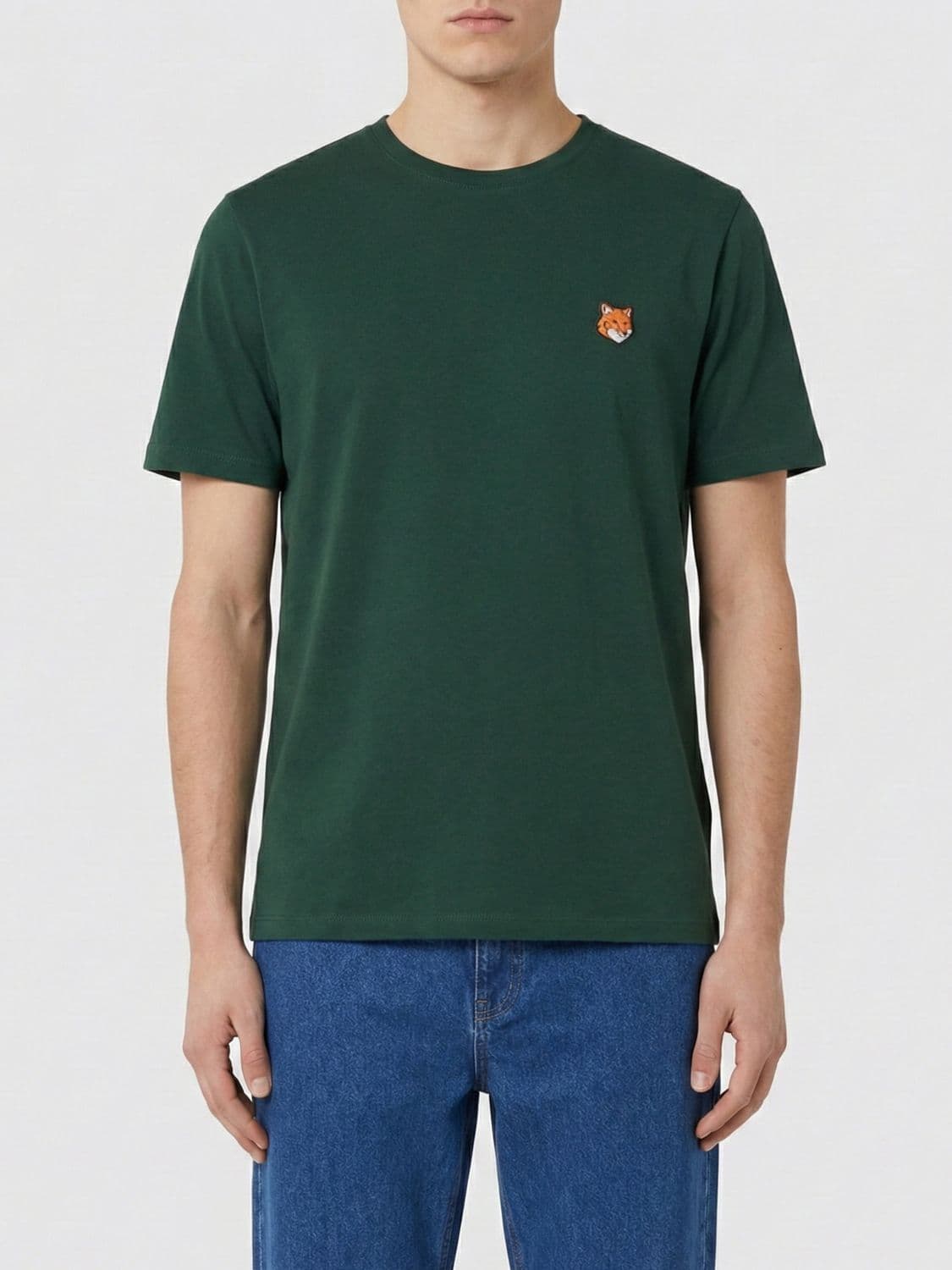 Maison Kitsuné Cotton T-shirt with Logo