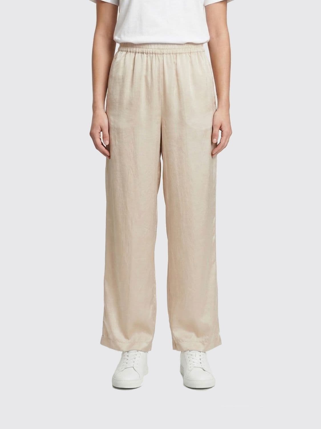 Aspesi Wide Leg Silk Trousers