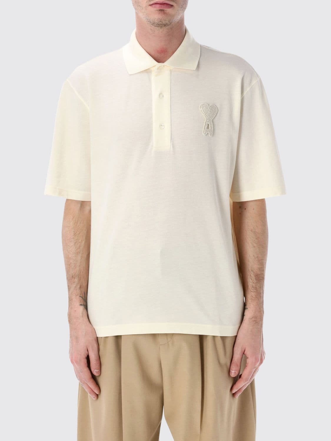 Ami Paris Cotton Polo Shirt