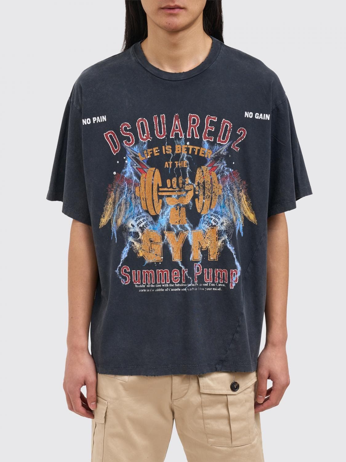 Dsquared2 Printed Cotton T-shirt