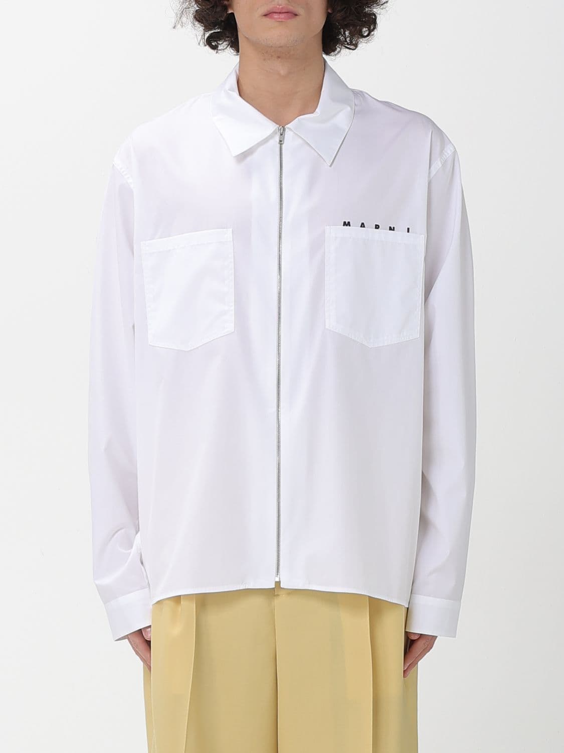 Marni Organic Cotton Shirt with Logo