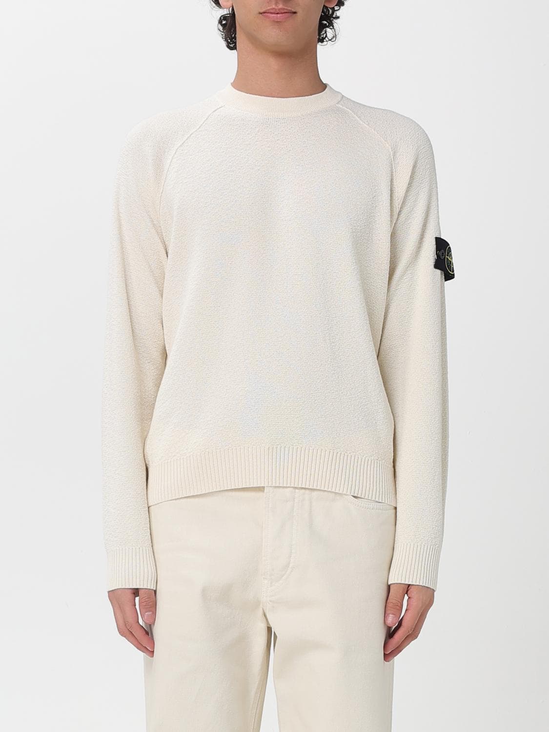Stone Island Light Raw Hand Organic Cotton Knit