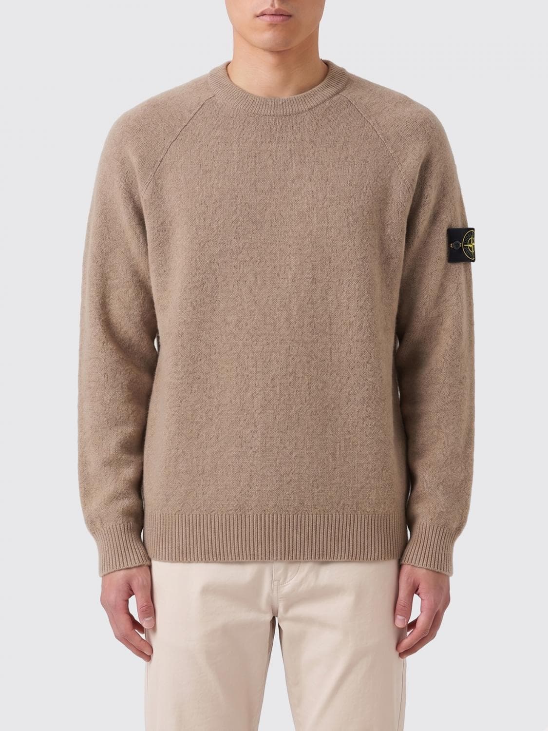 Stone Island Light Raw Hand Organic Cotton Knit · S