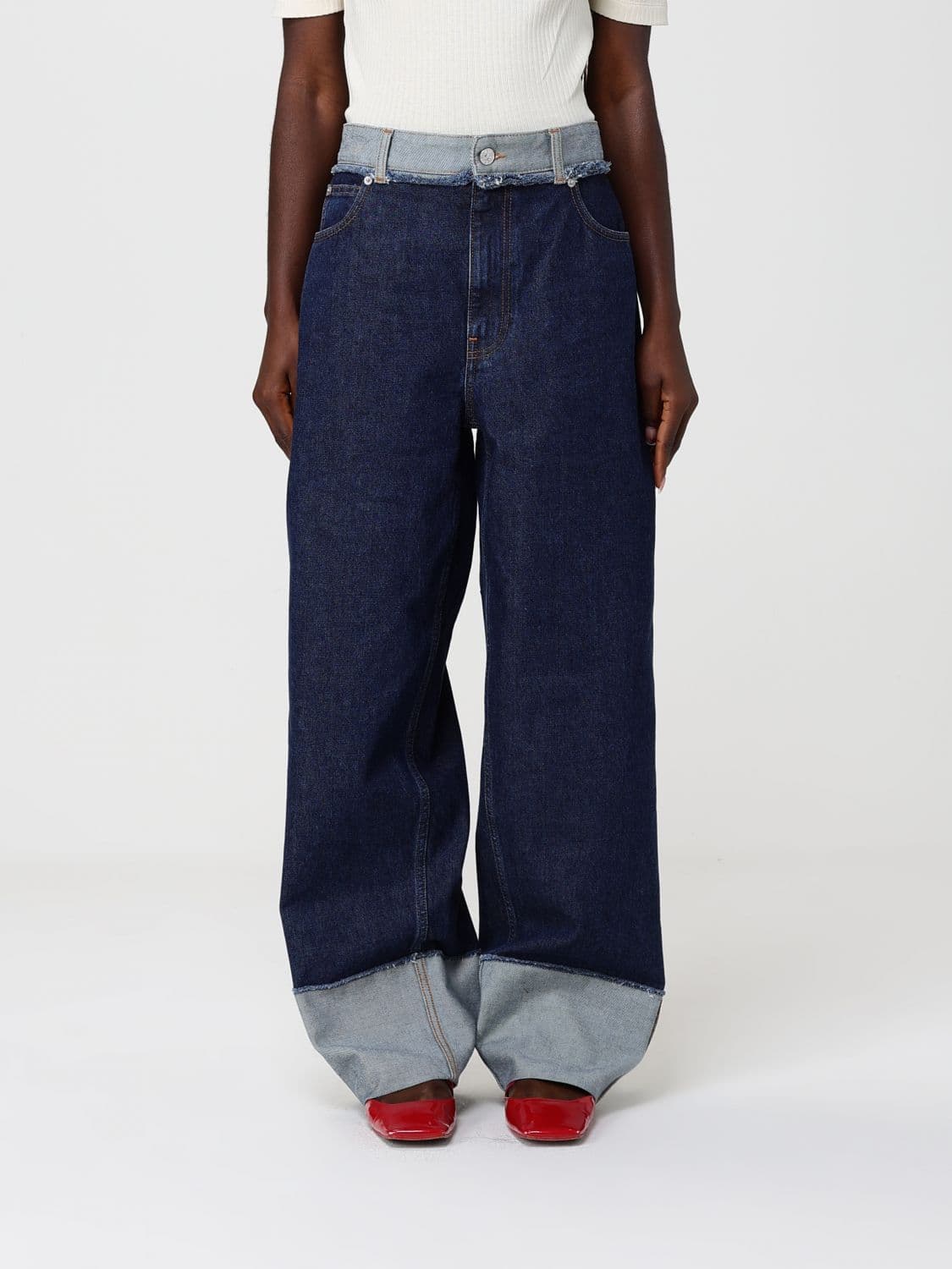 Marni Wide Leg Denim Jeans